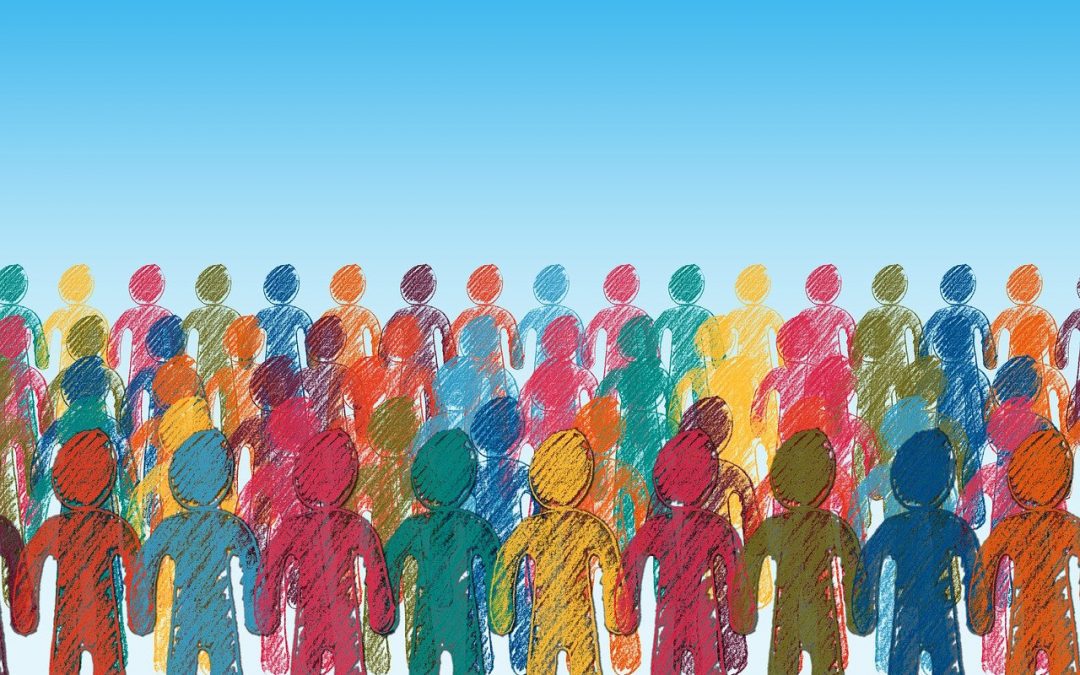 Gruppen von Menschen