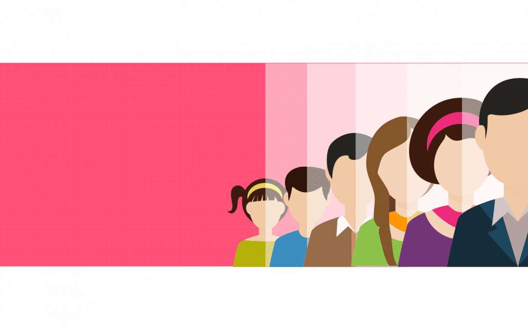 Eine Gruppe von unterschiedlichen Menschen