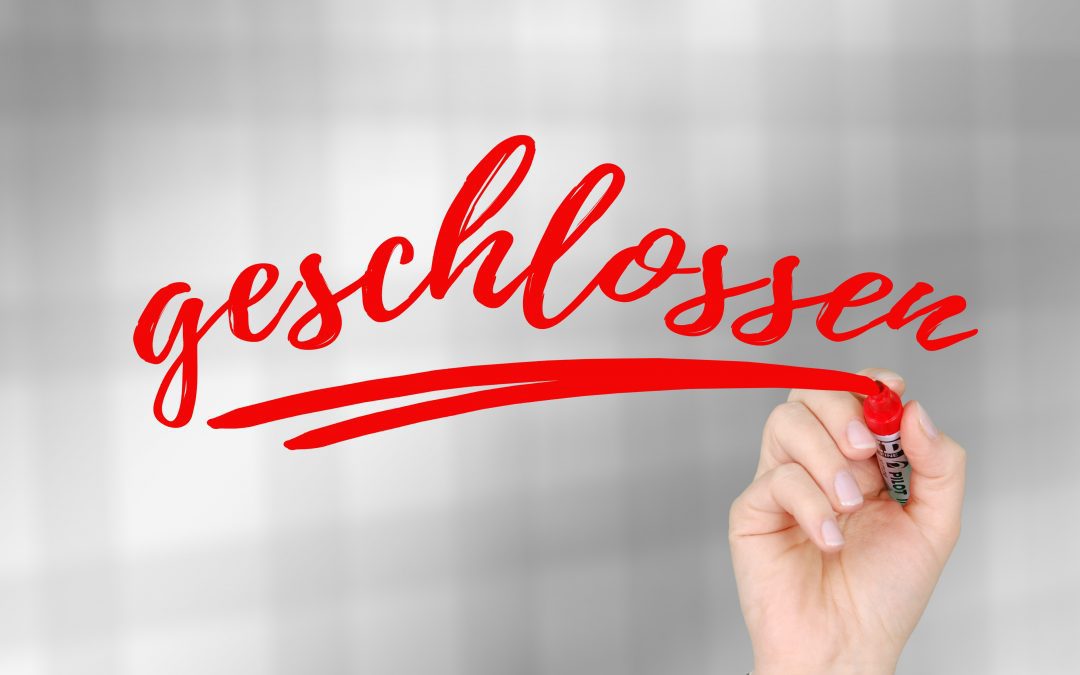 geschlossen